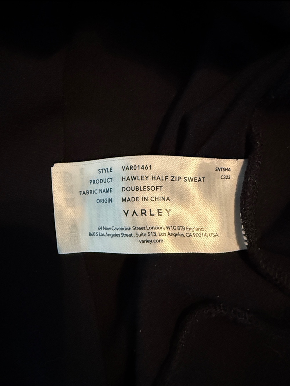 Varley Double Soft Hawley Half Zip Sweatshirt S - Picture 14 of 14